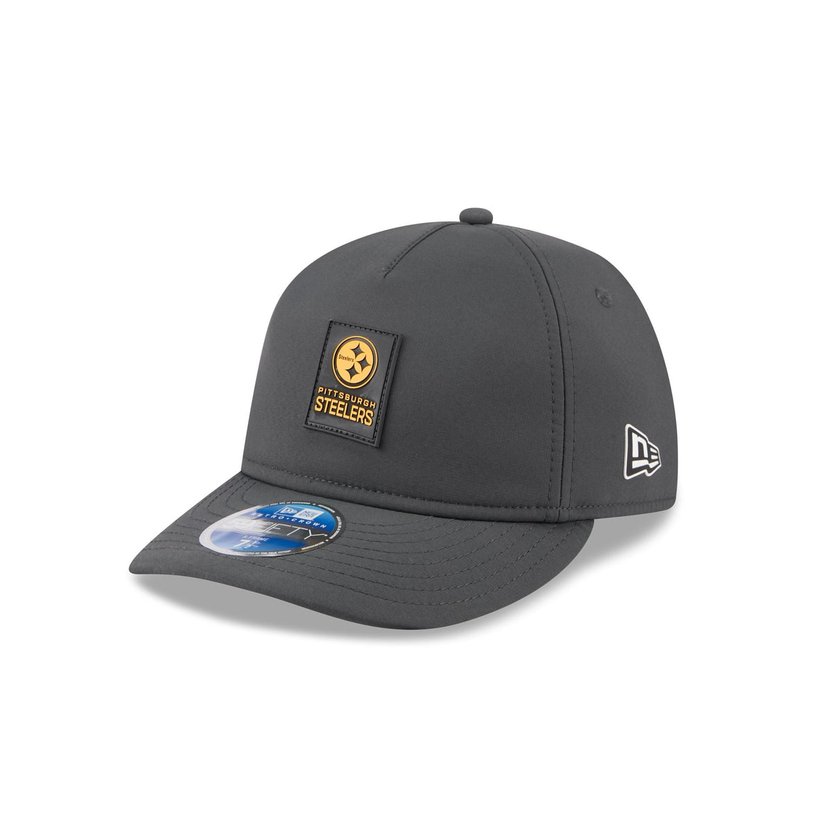 Pittsburgh Steelers 2025 Sideline Cold Weather Steel Clouds Retro Crown 59FIFTY A-Frame Fitted Hat