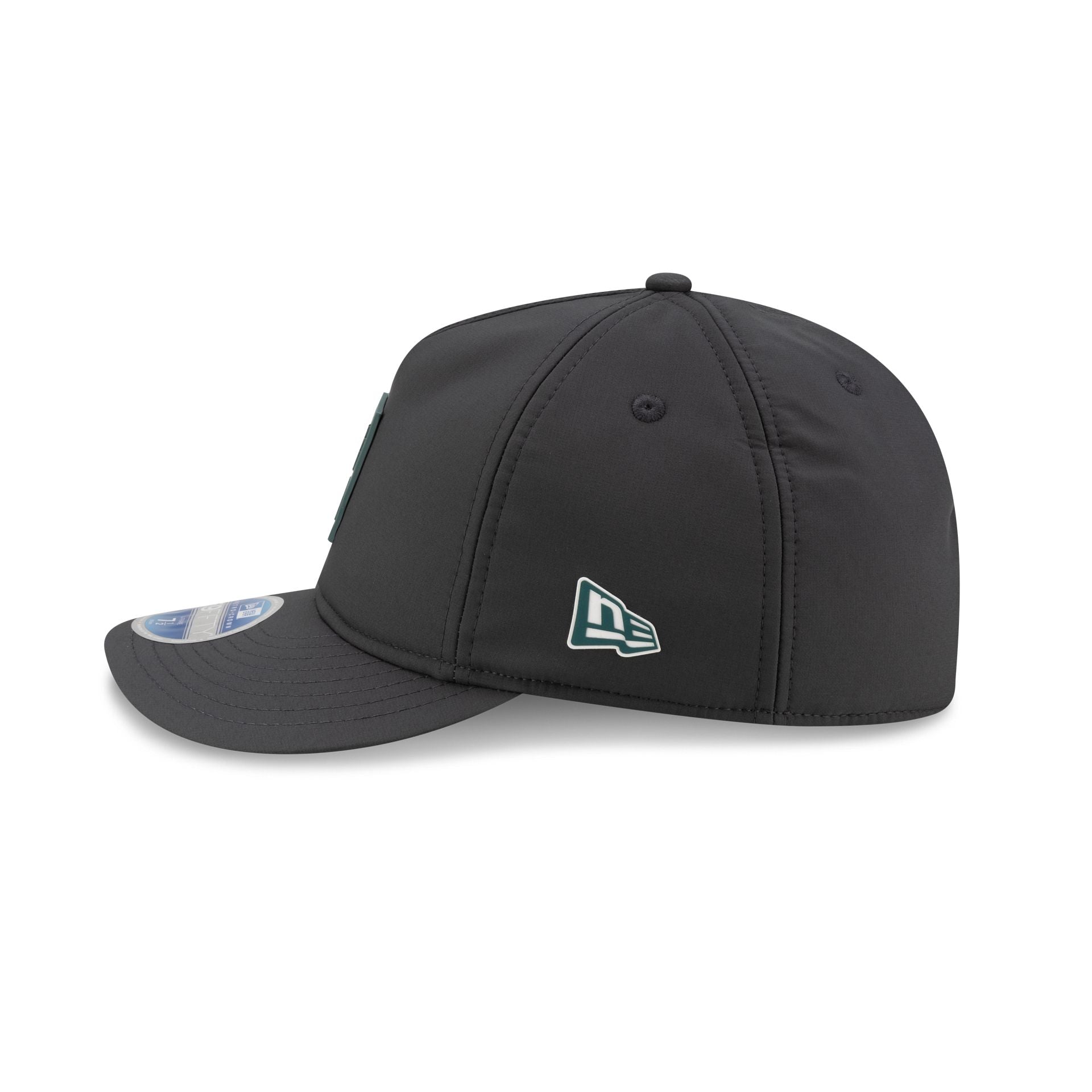 Philadelphia Eagles 2025 Sideline Cold Weather Steel Clouds Retro Crown 59FIFTY A-Frame Fitted Hat