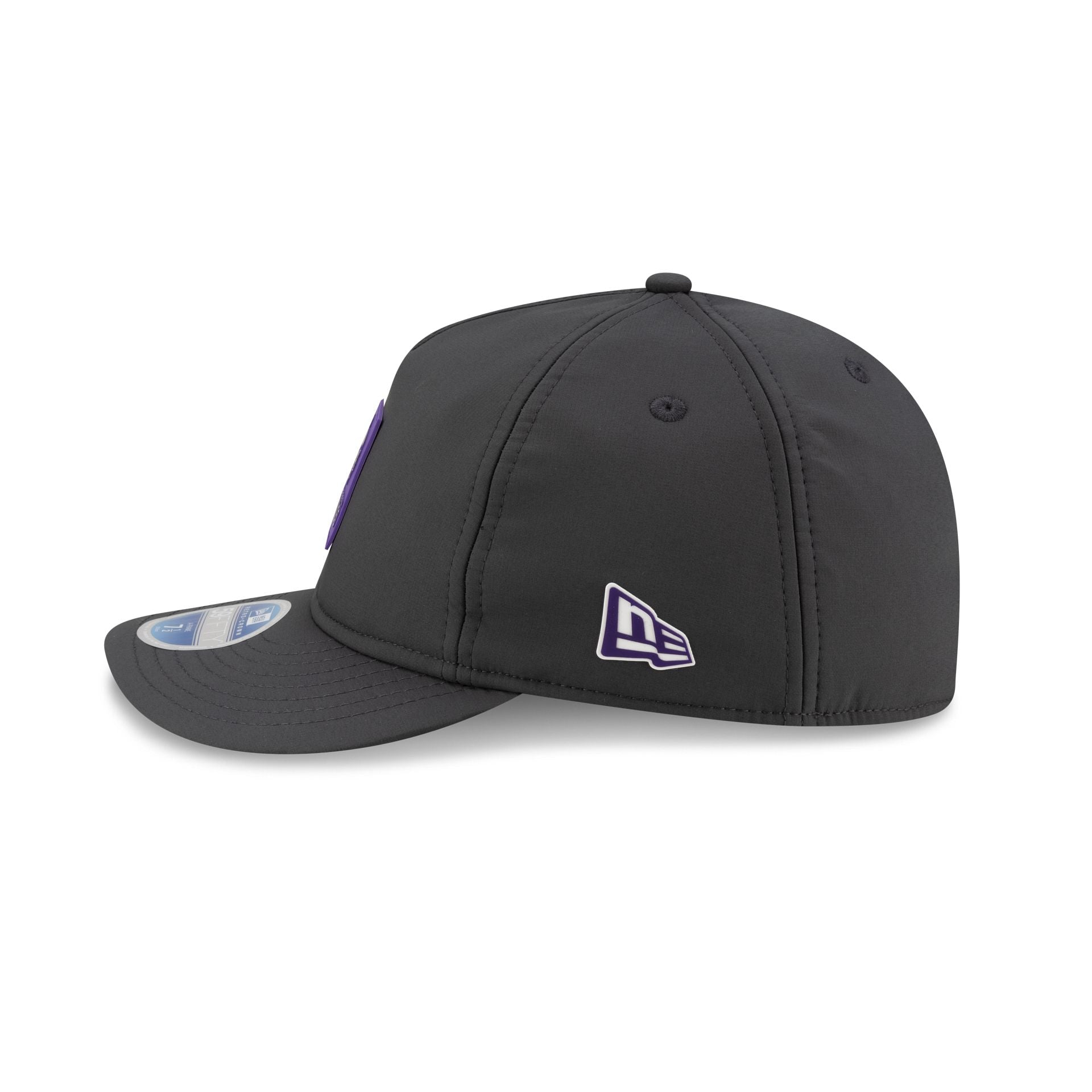 Minnesota Vikings 2025 Sideline Cold Weather Steel Clouds Retro Crown 59FIFTY A-Frame Fitted Hat