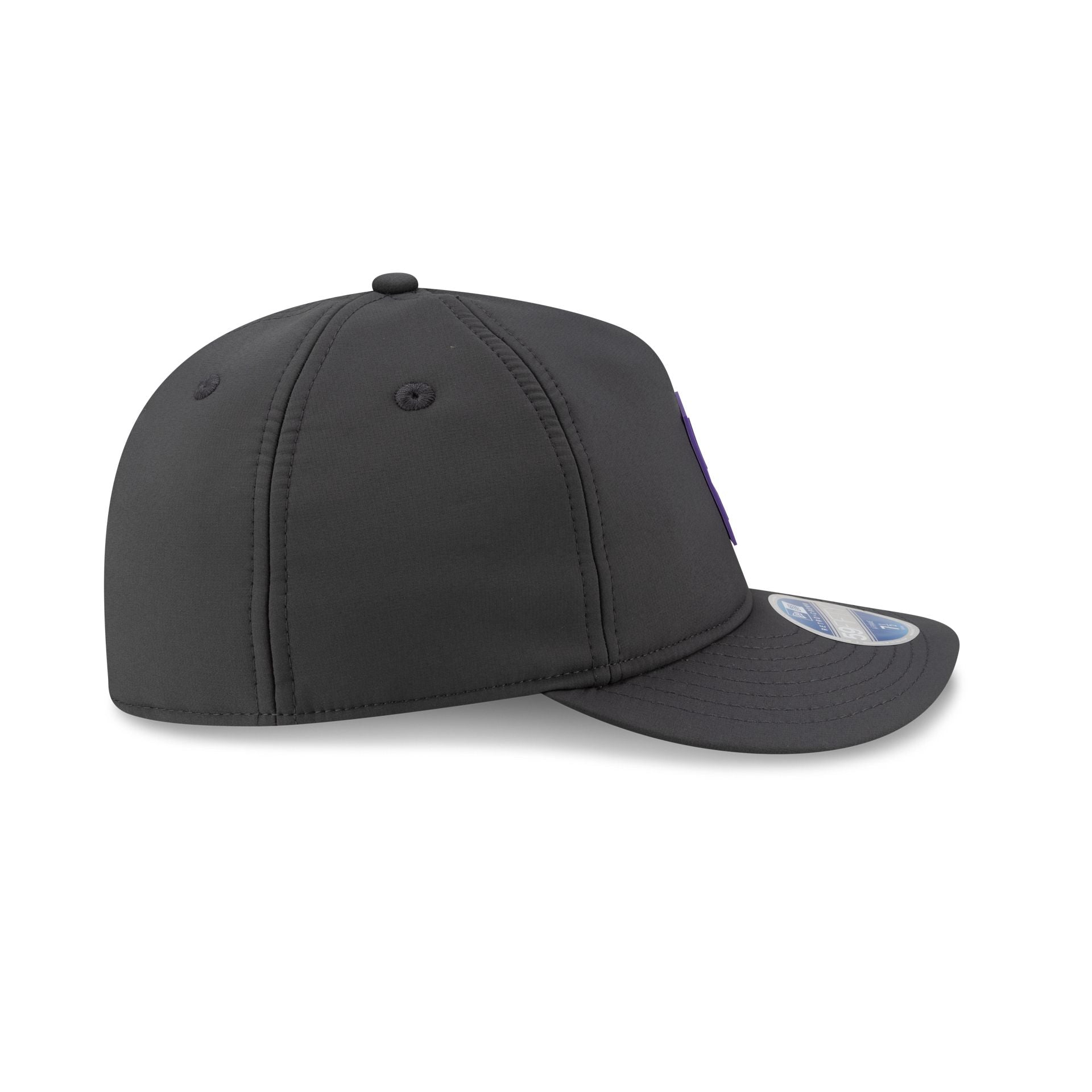 Minnesota Vikings 2025 Sideline Cold Weather Steel Clouds Retro Crown 59FIFTY A-Frame Fitted Hat