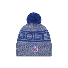 Indianapolis Colts 2025 Sideline Cold Weather Pom Knit Hat