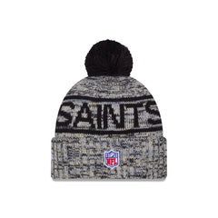 New Orleans Saints 2025 Sideline Cold Weather Pom Knit Hat