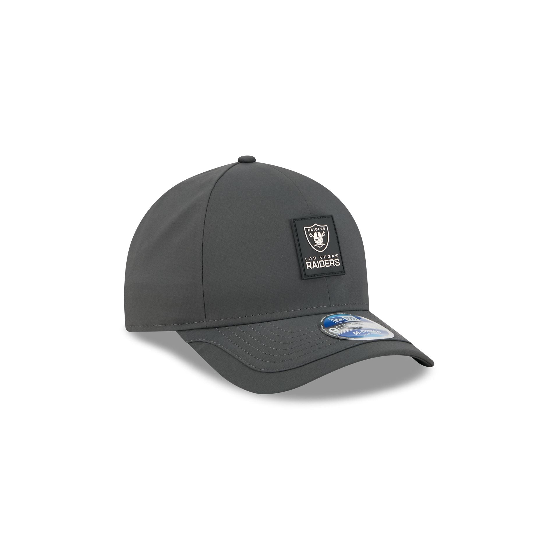 Las Vegas Raiders 2025 Sideline Cold Weather Steel Clouds Kids 9FORTY M-Crown Snapback Hat