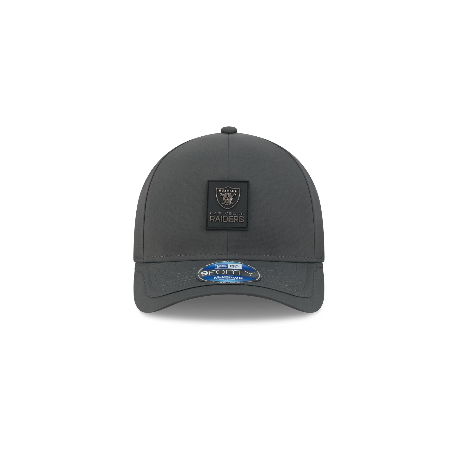 Las Vegas Raiders 2025 Sideline Cold Weather Steel Clouds Kids 9FORTY M-Crown Snapback Hat