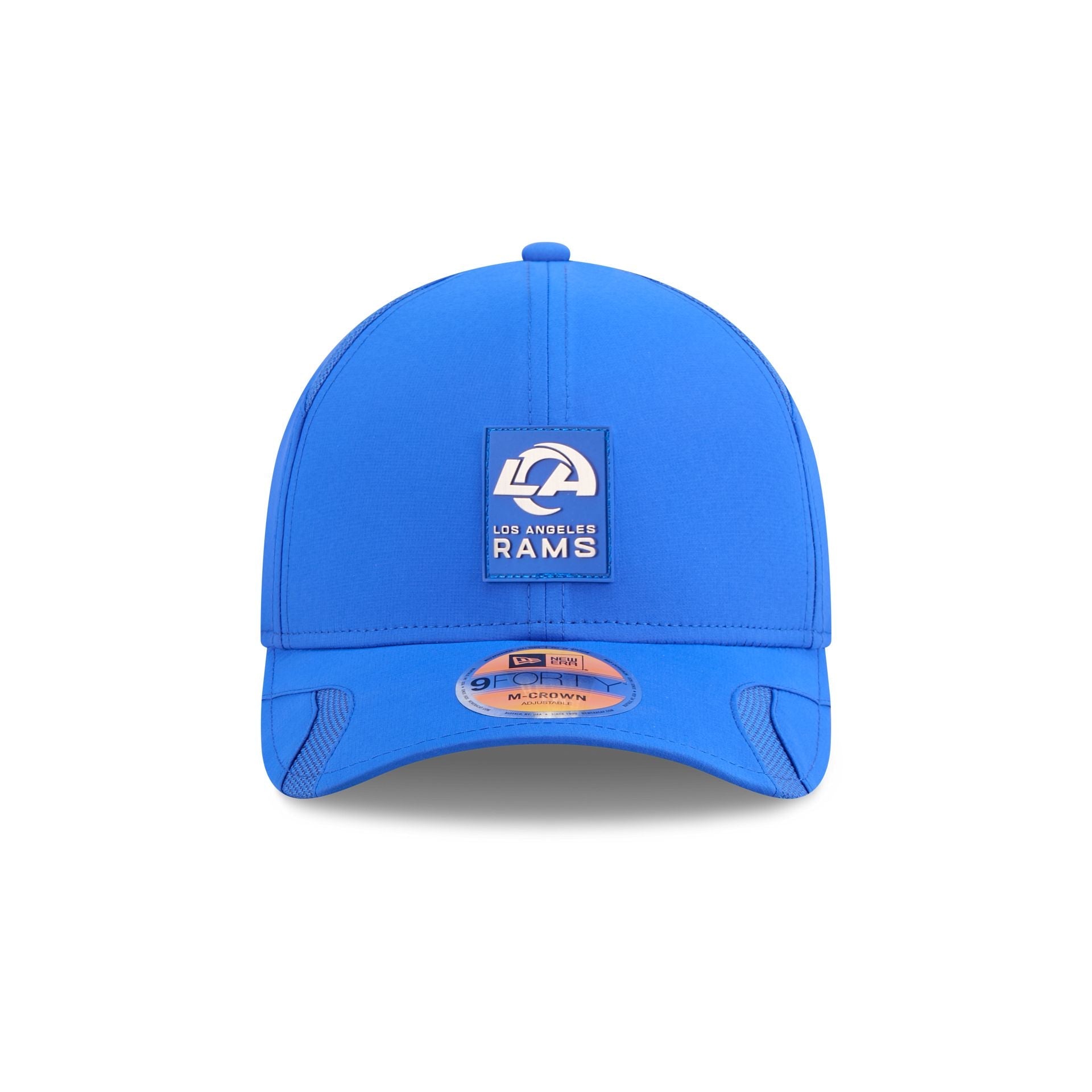 Los Angeles Rams 2025 Sideline Hot Weather 9FORTY M-Crown Snapback Hat