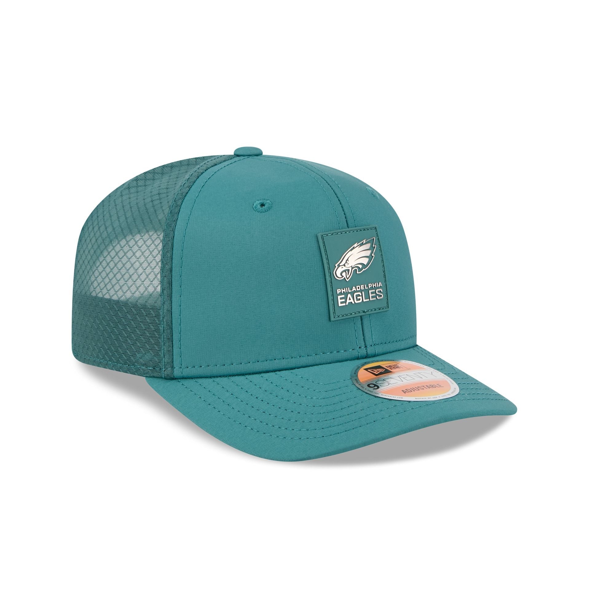 Philadelphia Eagles 2025 Sideline Hot Weather 9SEVENTY Trucker Hat