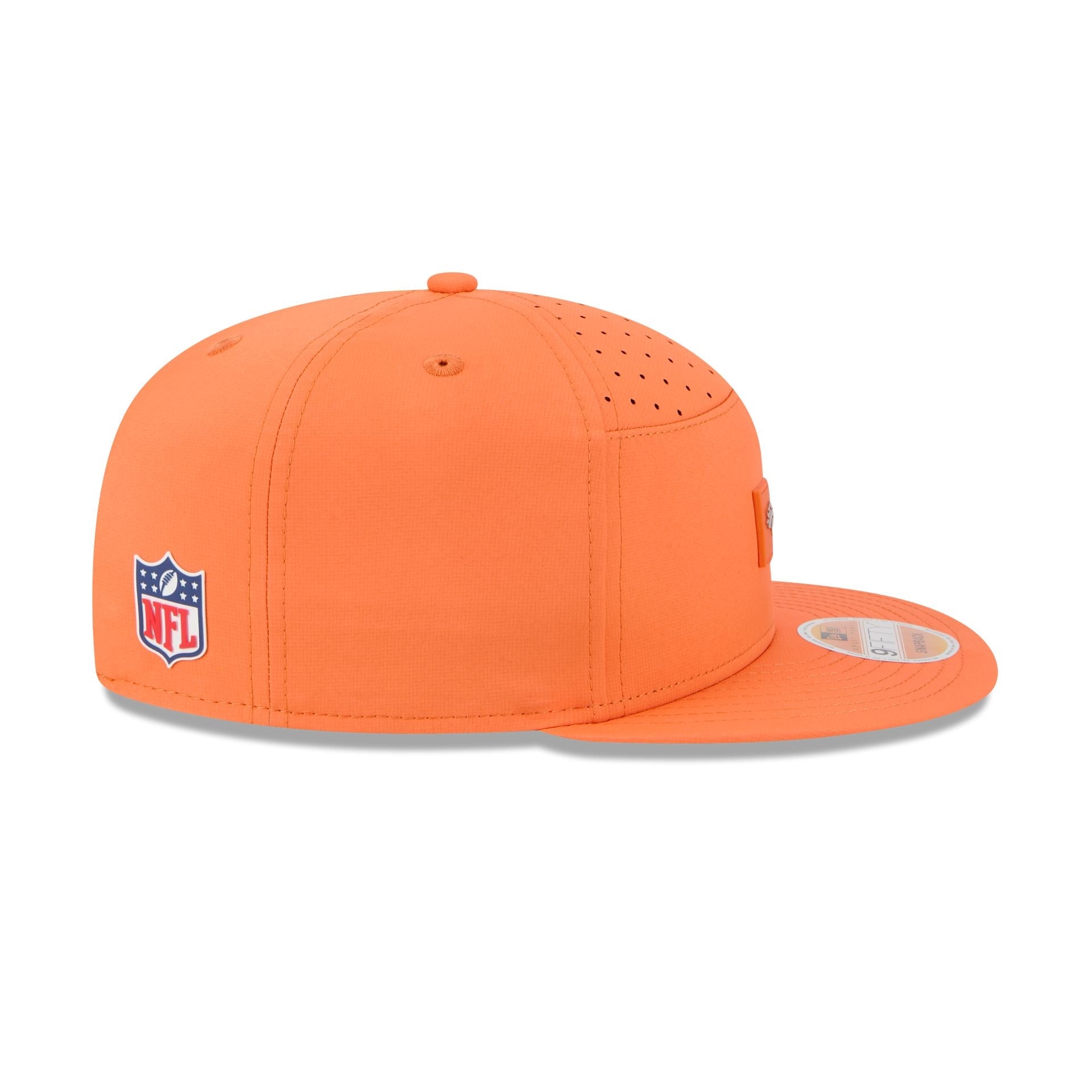 Denver Broncos 2025 Sideline Hot Weather Split Panel 9FIFTY Snapback Hat