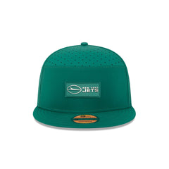 New York Jets 2025 Sideline Hot Weather Split Panel 9FIFTY Snapback Hat