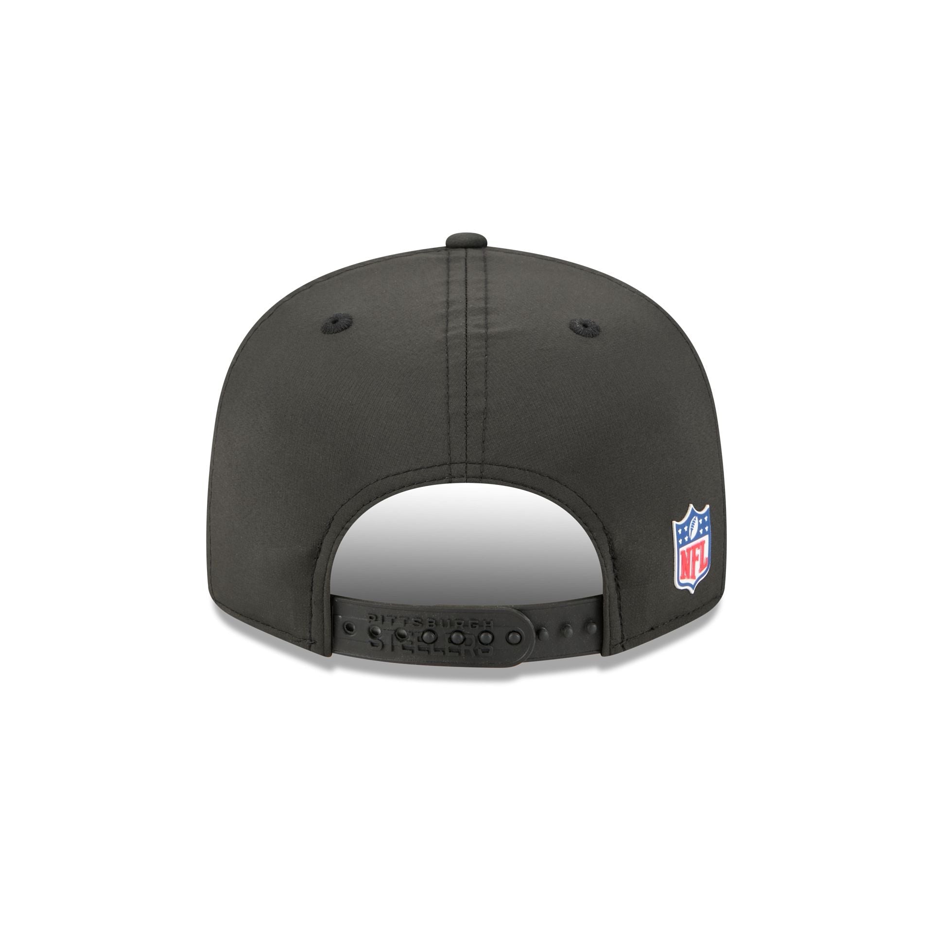 Pittsburgh Steelers 2025 Sideline Hot Weather Split Panel 9FIFTY Snapback Hat
