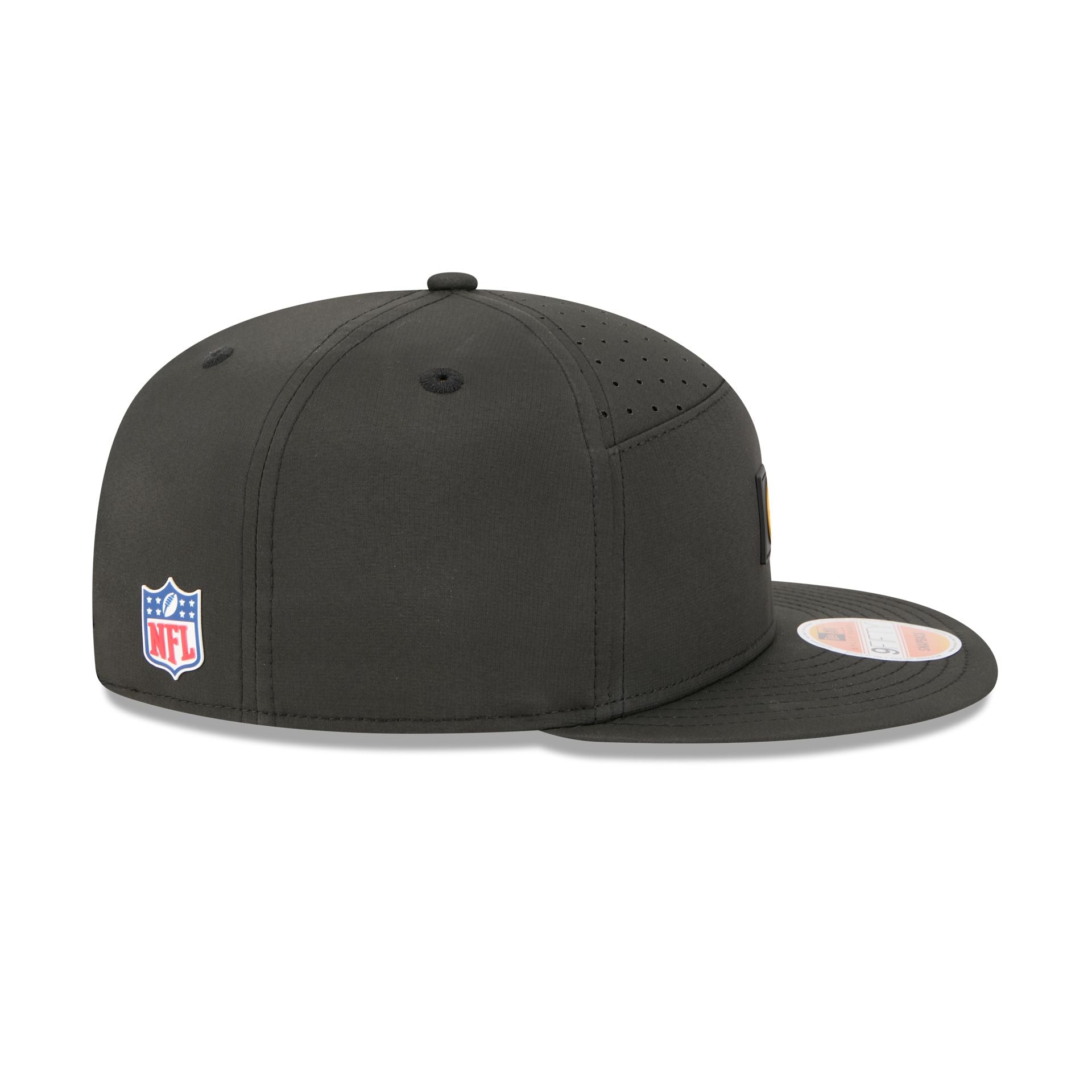 Pittsburgh Steelers 2025 Sideline Hot Weather Split Panel 9FIFTY Snapback Hat