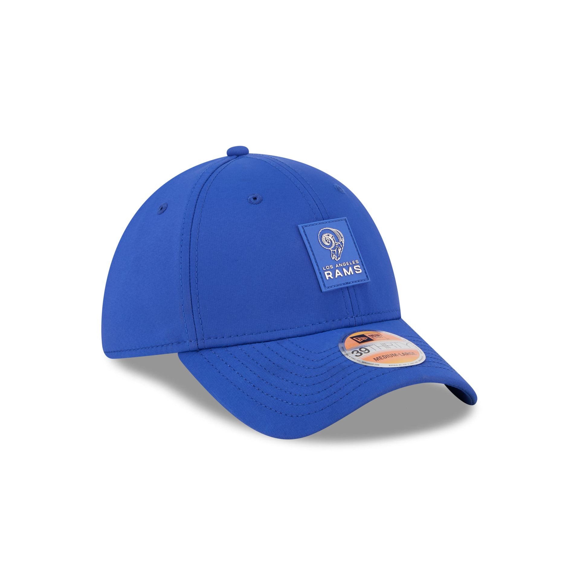 Los Angeles Rams 2025 Sideline Hot Weather Historic 39THIRTY Stretch Fit Hat