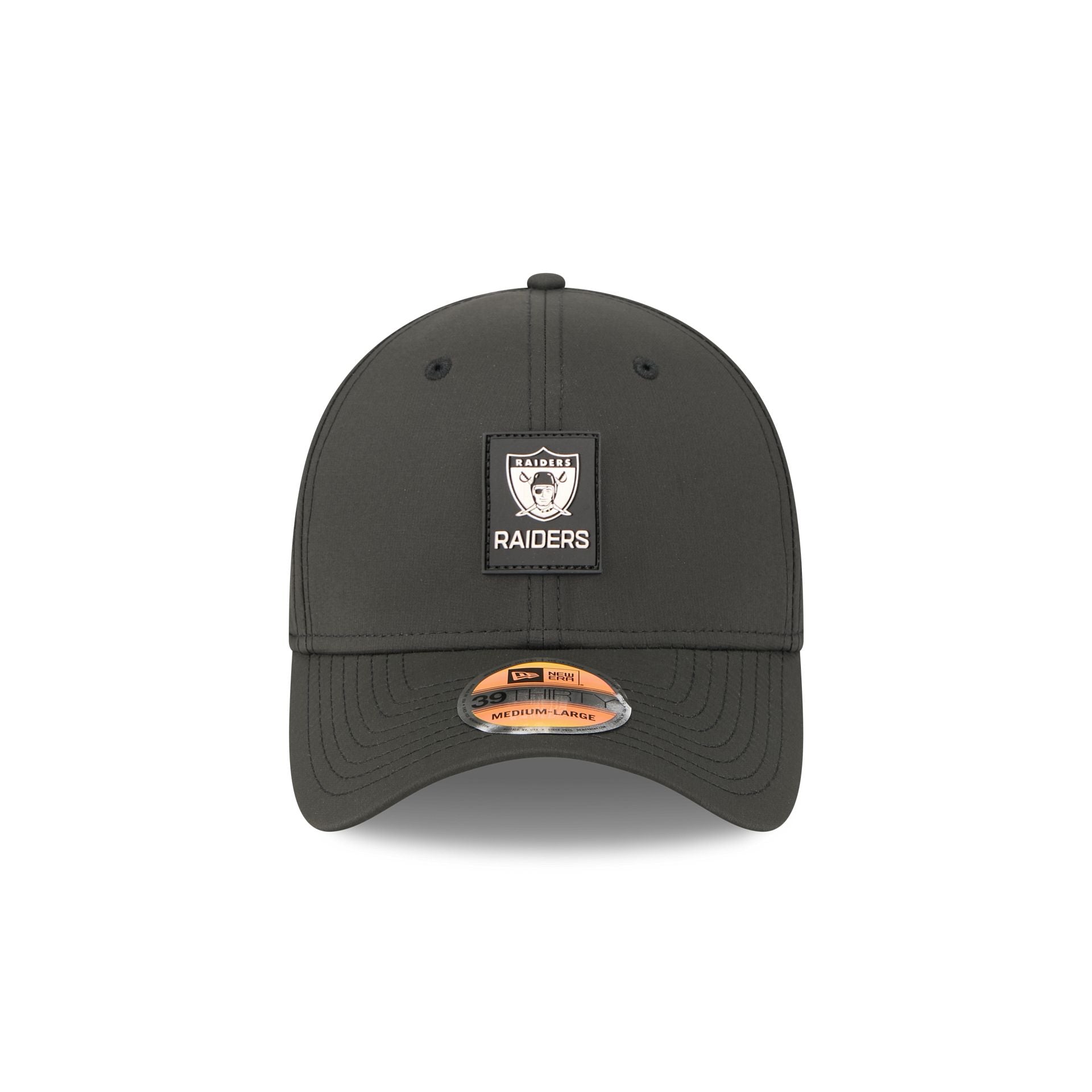Las Vegas Raiders 2025 Sideline Hot Weather Historic 39THIRTY Stretch Fit Hat
