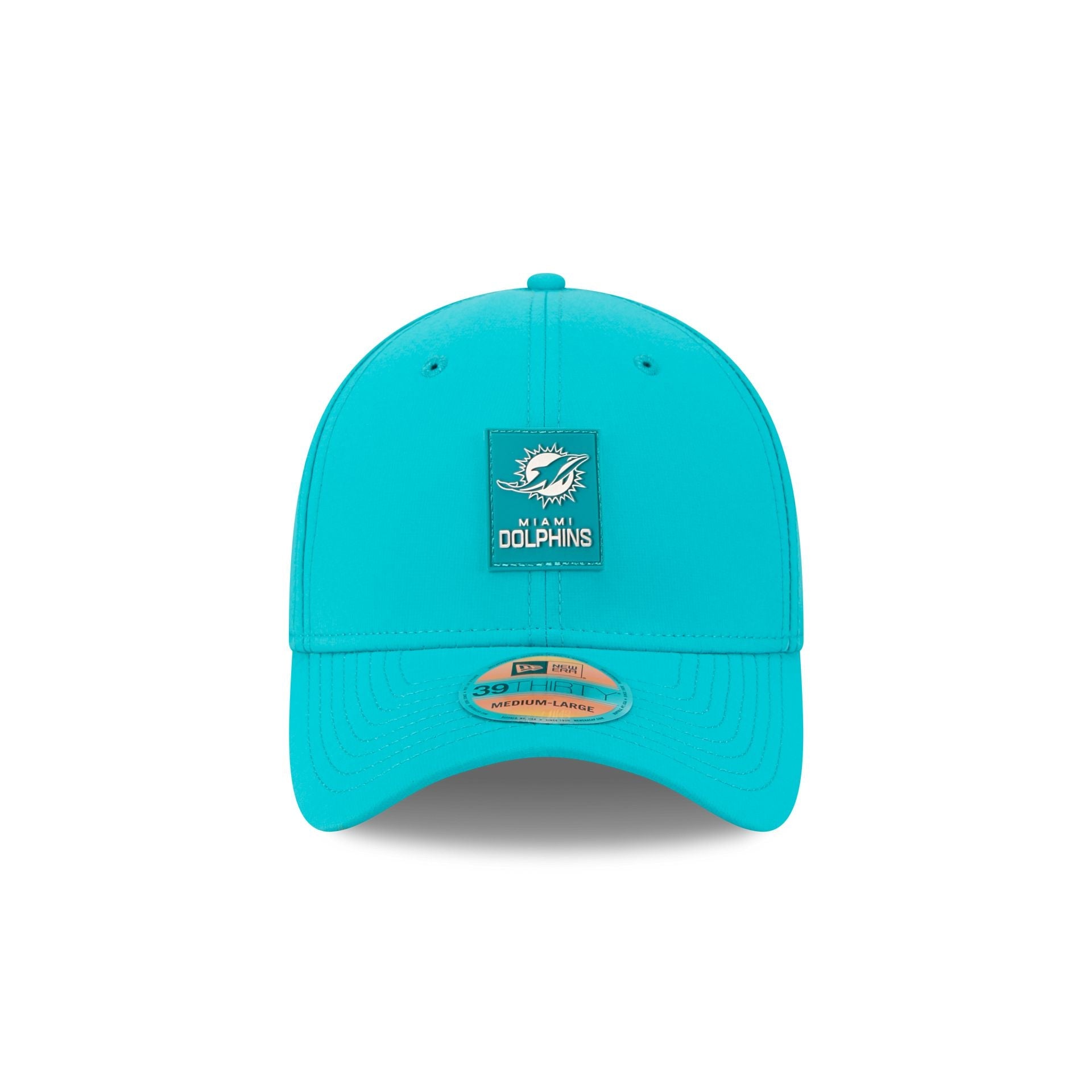 Miami Dolphins 2025 Sideline Hot Weather 39THIRTY Stretch Fit Hat
