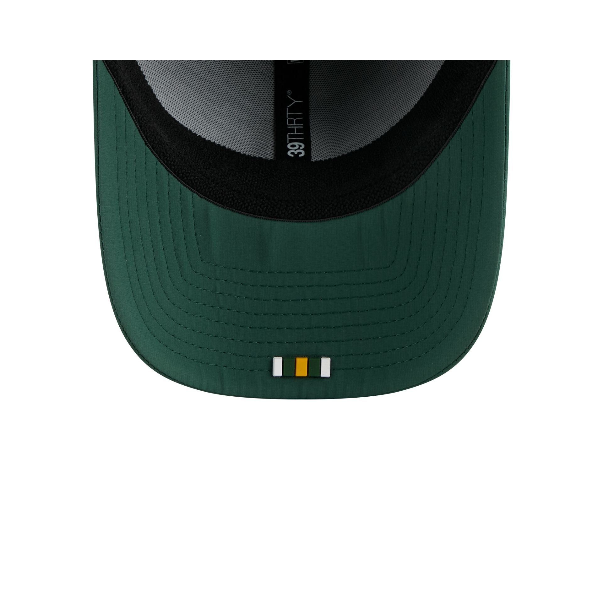Green Bay Packers 2025 Sideline Hot Weather 39THIRTY Stretch Fit Hat