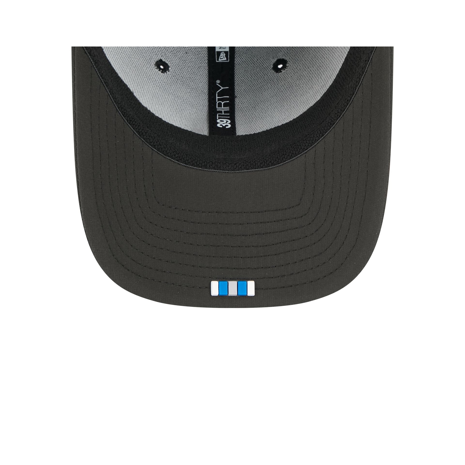 Detroit Lions 2025 Sideline Hot Weather Black 39THIRTY Stretch Fit Hat