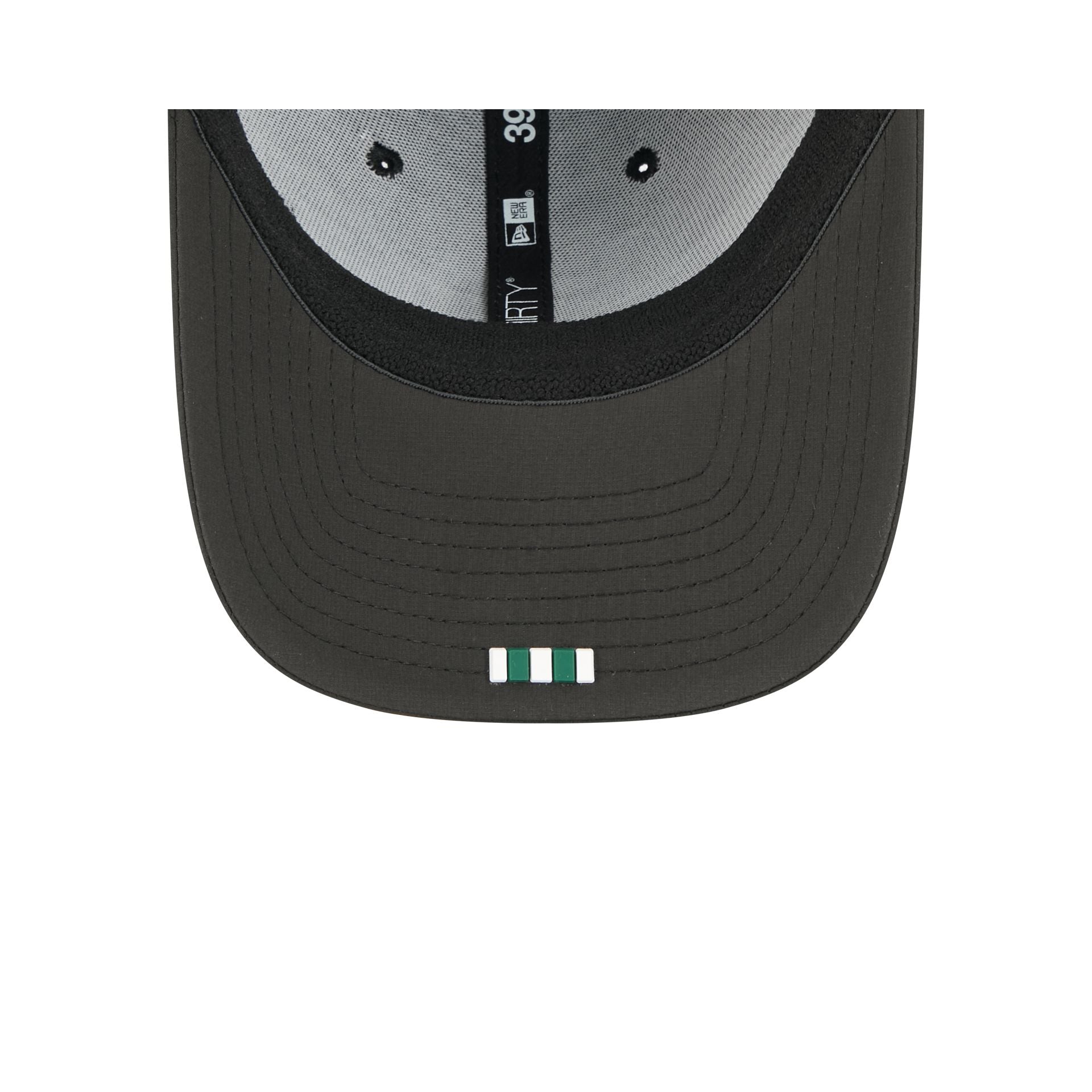 New York Jets 2025 Sideline Hot Weather Black 39THIRTY Stretch Fit Hat