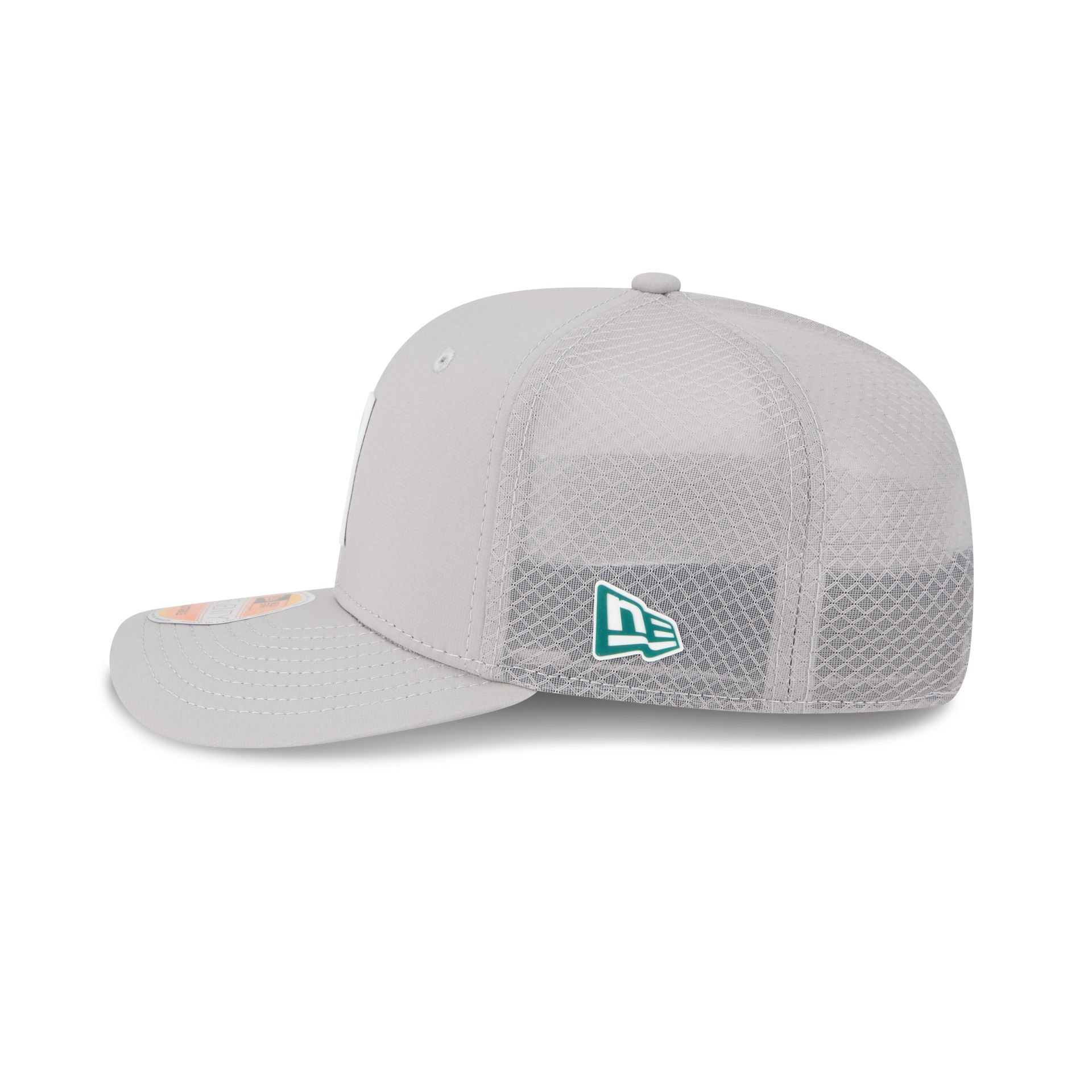 New York Jets 2025 Sideline Hot Weather Gray 9SEVENTY Trucker Hat