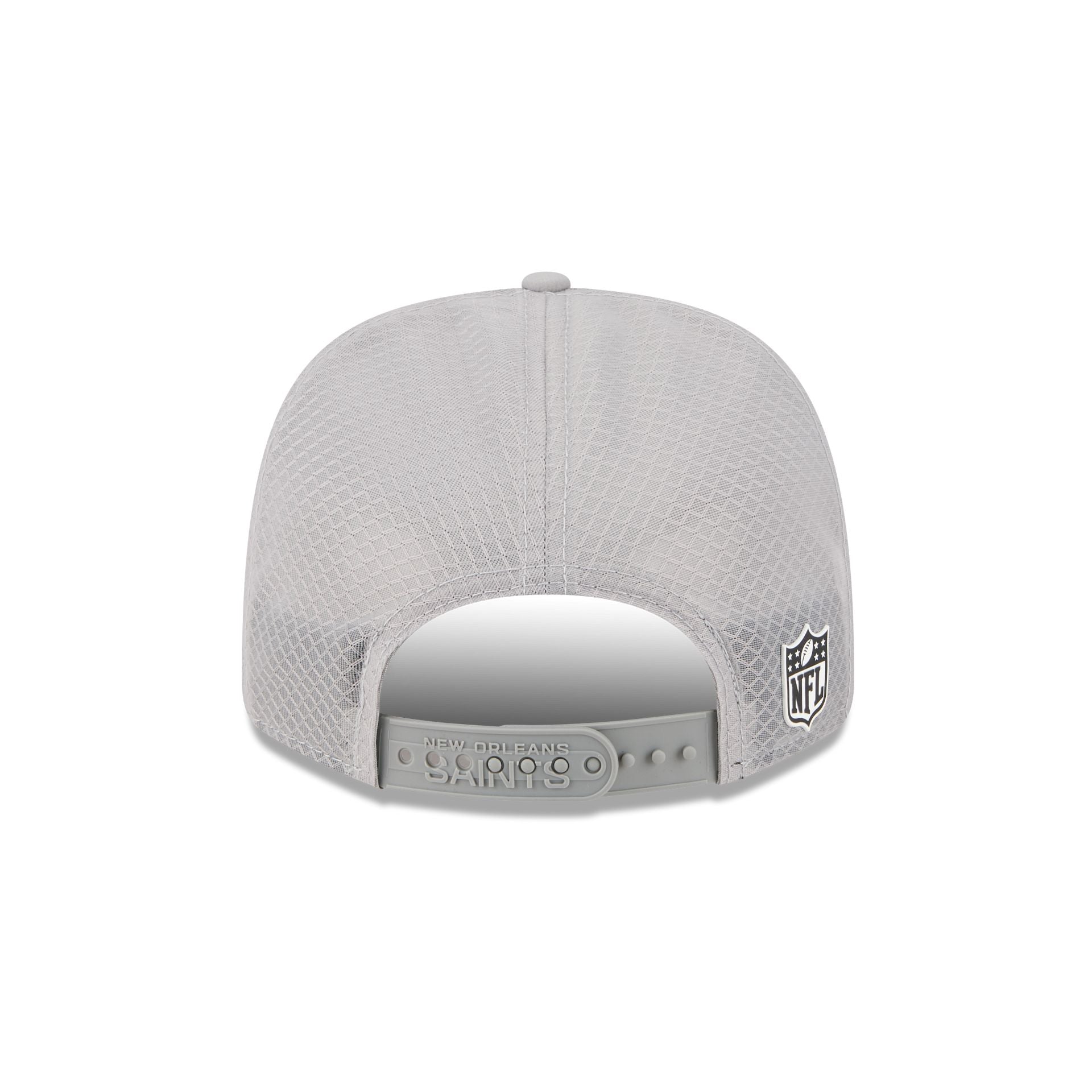 New Orleans Saints 2025 Sideline Hot Weather Gray 9SEVENTY Trucker Hat