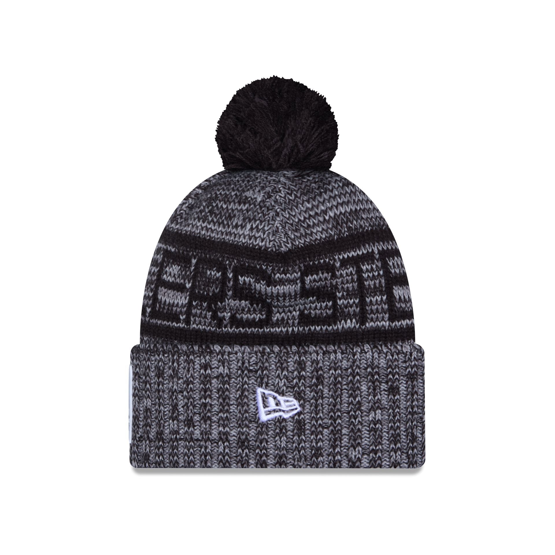 Pittsburgh Steelers 2025 Sideline Cold Weather Gray Pom Knit Hat