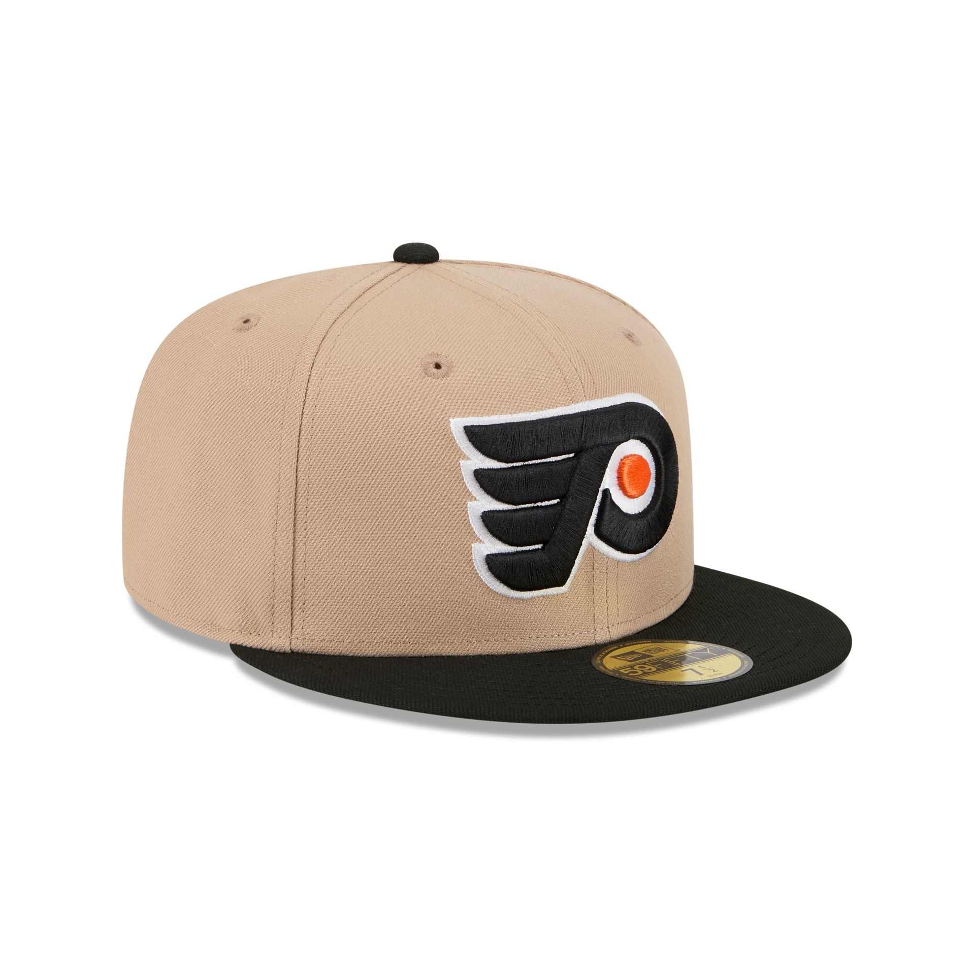 Philadelphia Flyers Camel 59FIFTY Fitted Hat