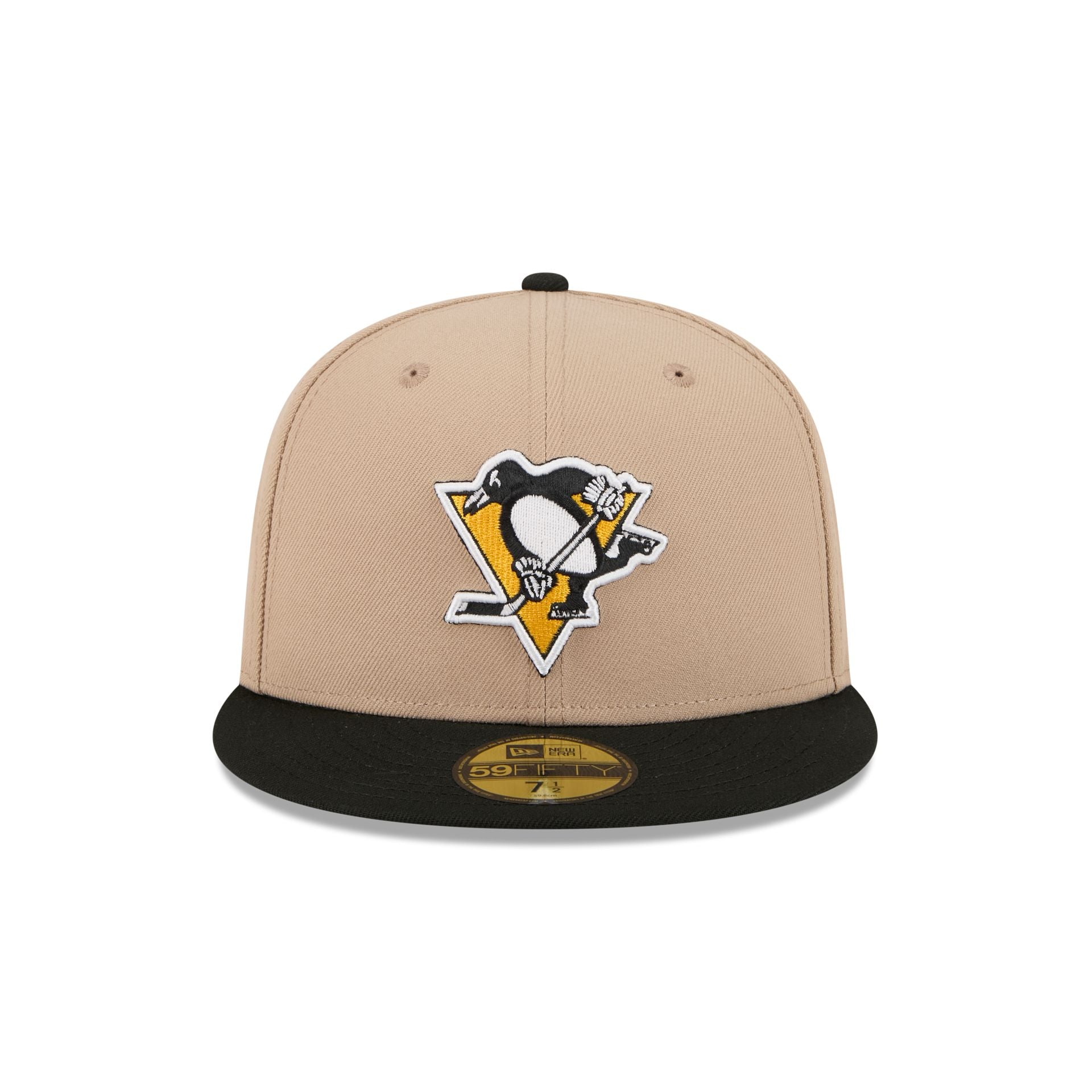 Pittsburgh Penguins Camel 59FIFTY Fitted Hat