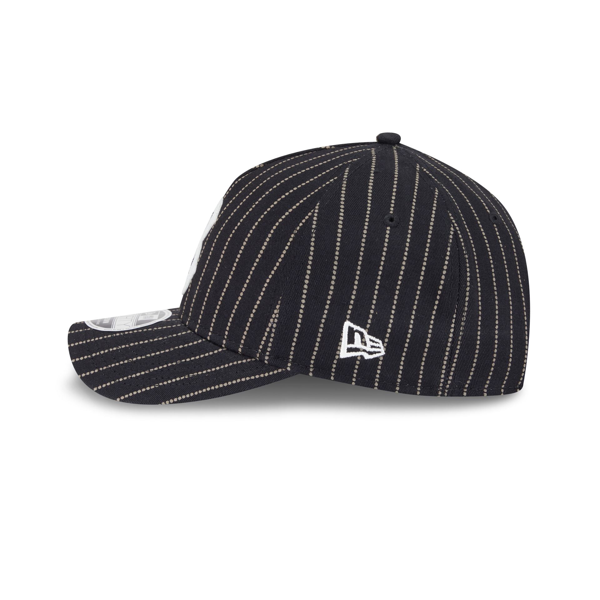 Los Angeles Dodgers Dotted Pinstripe 9FORTY M-Crown A-Frame Adjustable Hat
