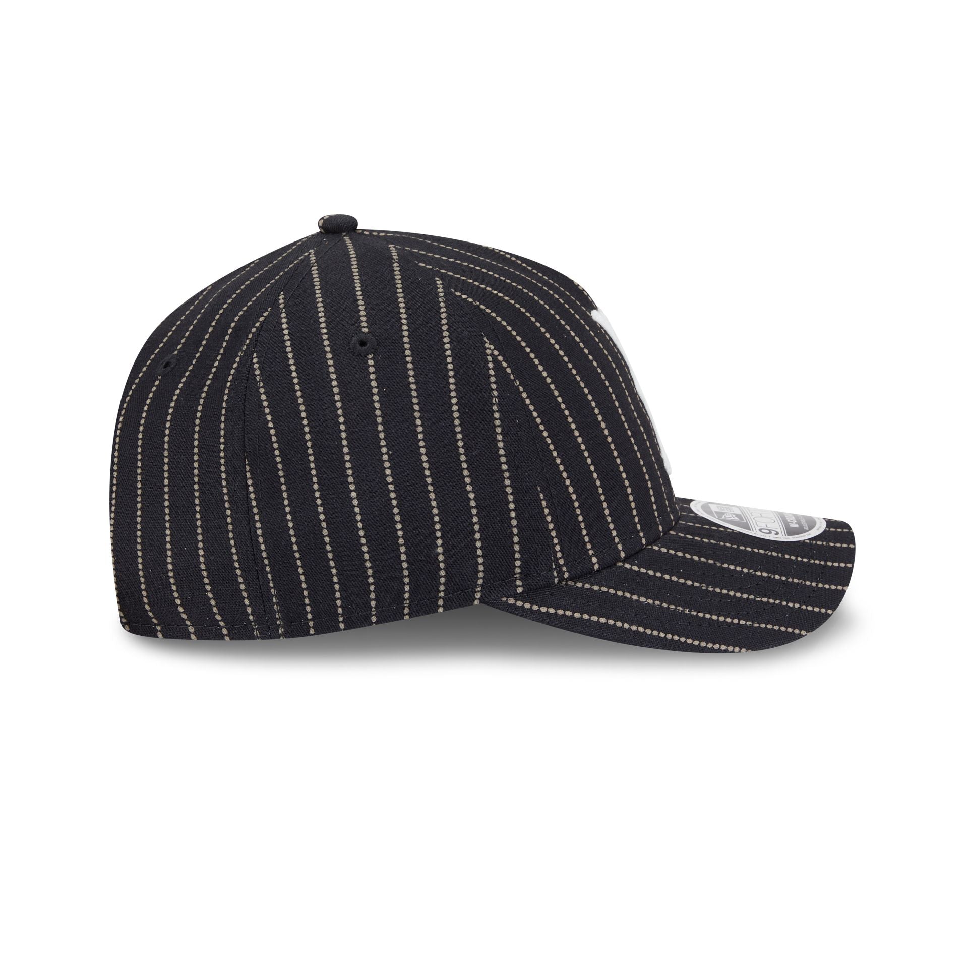 Los Angeles Dodgers Dotted Pinstripe 9FORTY M-Crown A-Frame Adjustable Hat