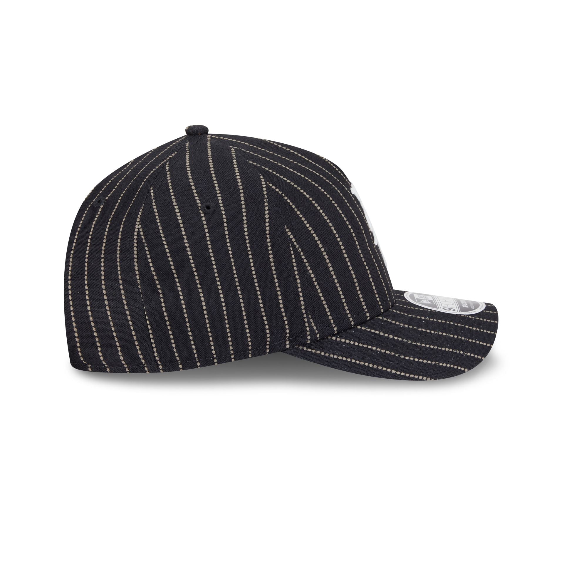New York Mets Dotted Pinstripe 9FORTY M-Crown A-Frame Adjustable Hat