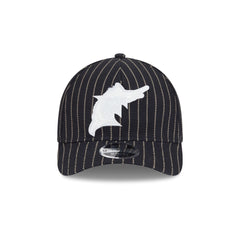 Miami Marlins Dotted Pinstripe 9FORTY M-Crown A-Frame Adjustable Hat