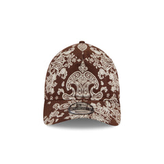New Era Cap Brown Paisley 9TWENTY A-Frame Strapback Hat