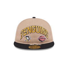 Pittsburgh Penguins Camel Retro Crown 59FIFTY Fitted Hat