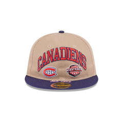 Montreal Canadiens Camel Retro Crown 59FIFTY Fitted Hat