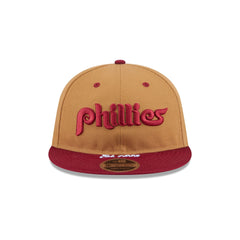 Philadelphia Phillies Wheat Retro Crown 9FIFTY Snapback Hat