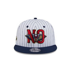 New Orleans Pelicans Deceptor Pinstripe 9FIFTY Snapback Hat