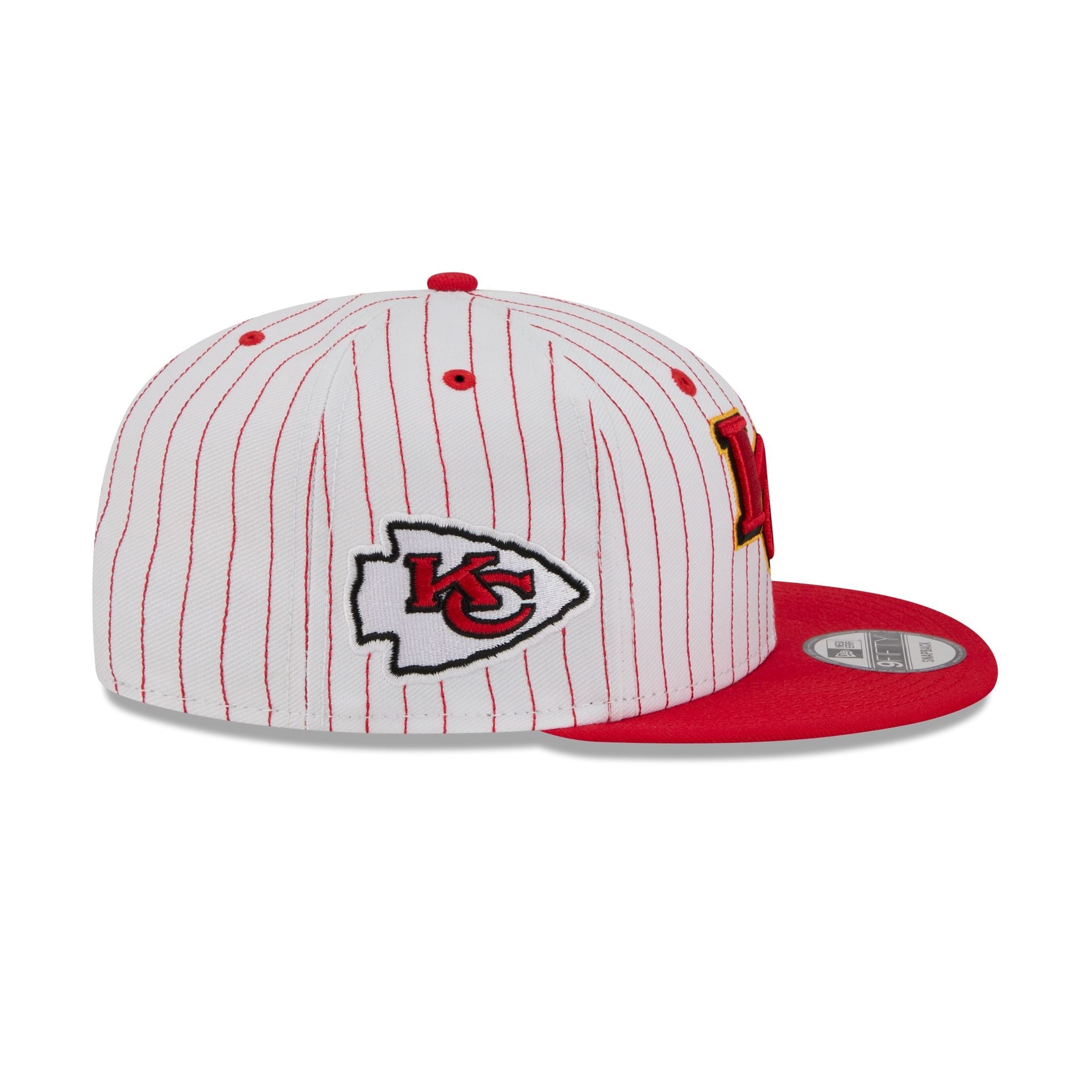 Kansas City Chiefs Deceptor Pinstripe 9FIFTY Snapback Hat