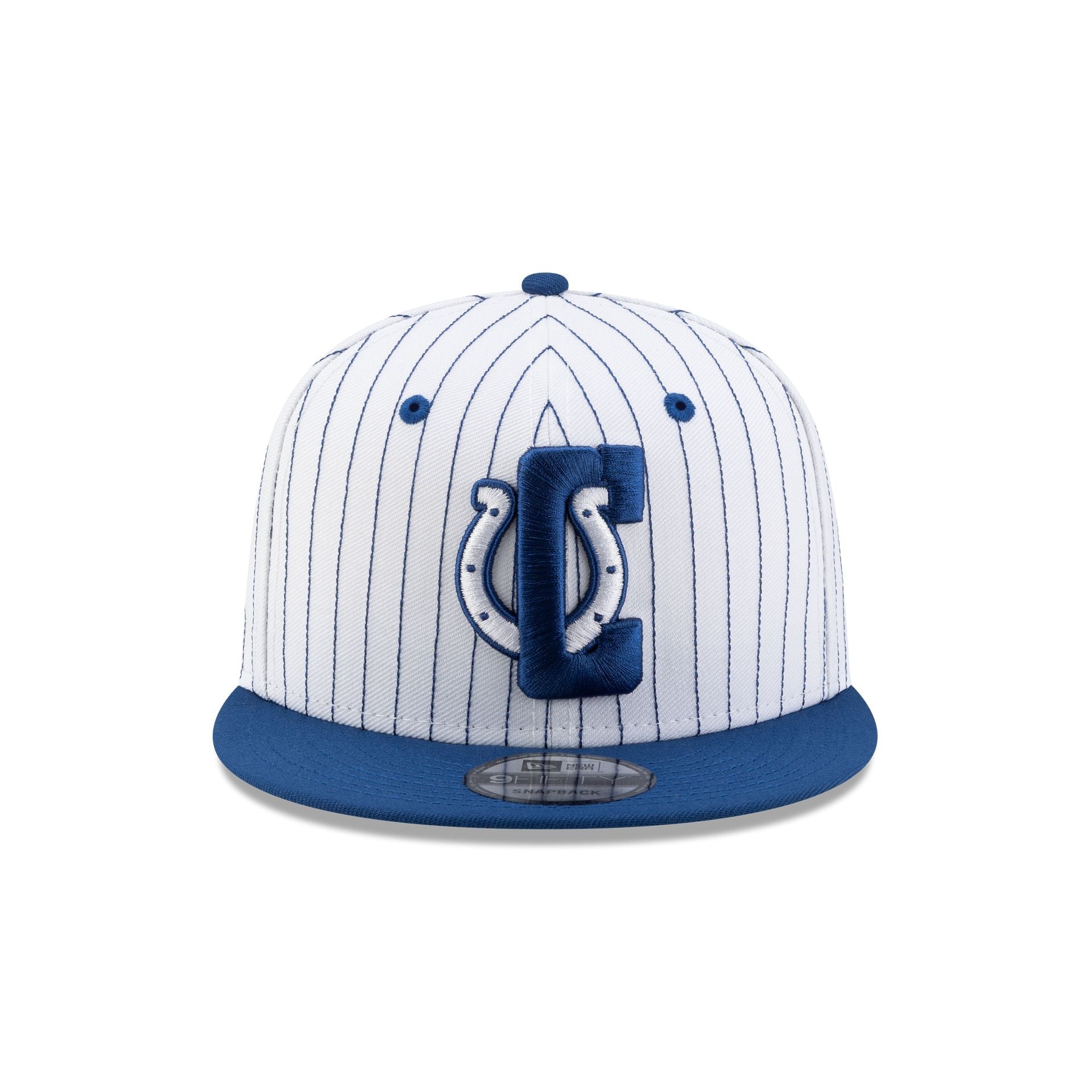 Indianapolis Colts Deceptor Pinstripe 9FIFTY Snapback Hat