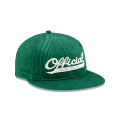 New Era Branded Official Corduroy Kelly Green Retro Crown 9FIFTY Snapback Hat