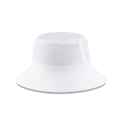 New Era Branded White Golf Stretch Bucket Hat