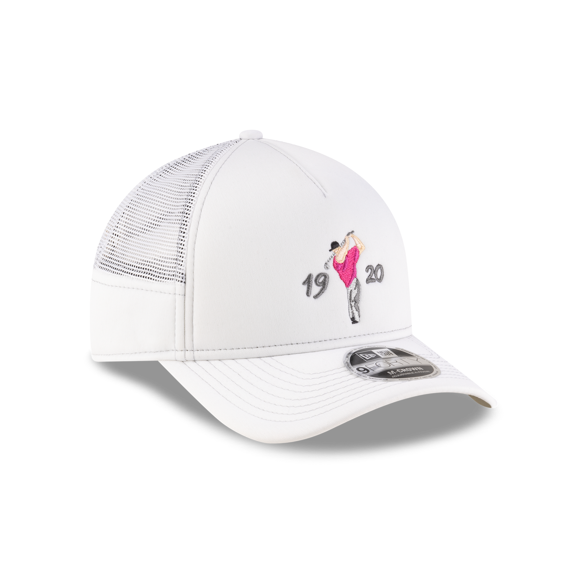New Era Branded Golf 9FORTY M-Crown A-Frame Trucker Hat