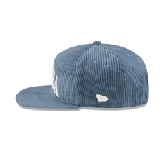 New Era Branded Paragon Corduroy Indigo Split Panel 9FIFTY Snapback Hat