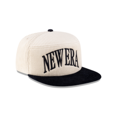 New Era Branded Paragon Corduroy Chrome White Split Panel 9FIFTY Snapback Hat
