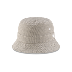 New Era Branded Railroad Stripe Bucket Hat