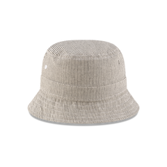 New Era Branded Railroad Stripe Bucket Hat