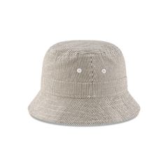 New Era Branded Railroad Stripe Bucket Hat