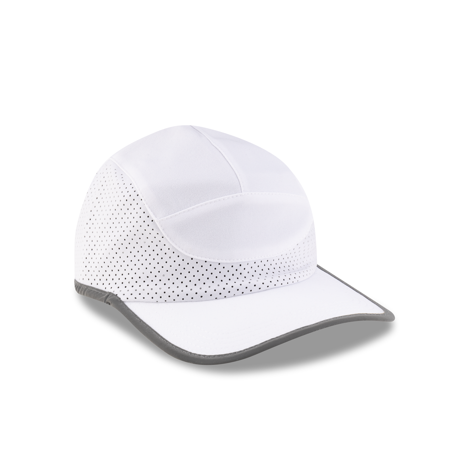 New Era Branded Train Performance Optic White Runner Hat