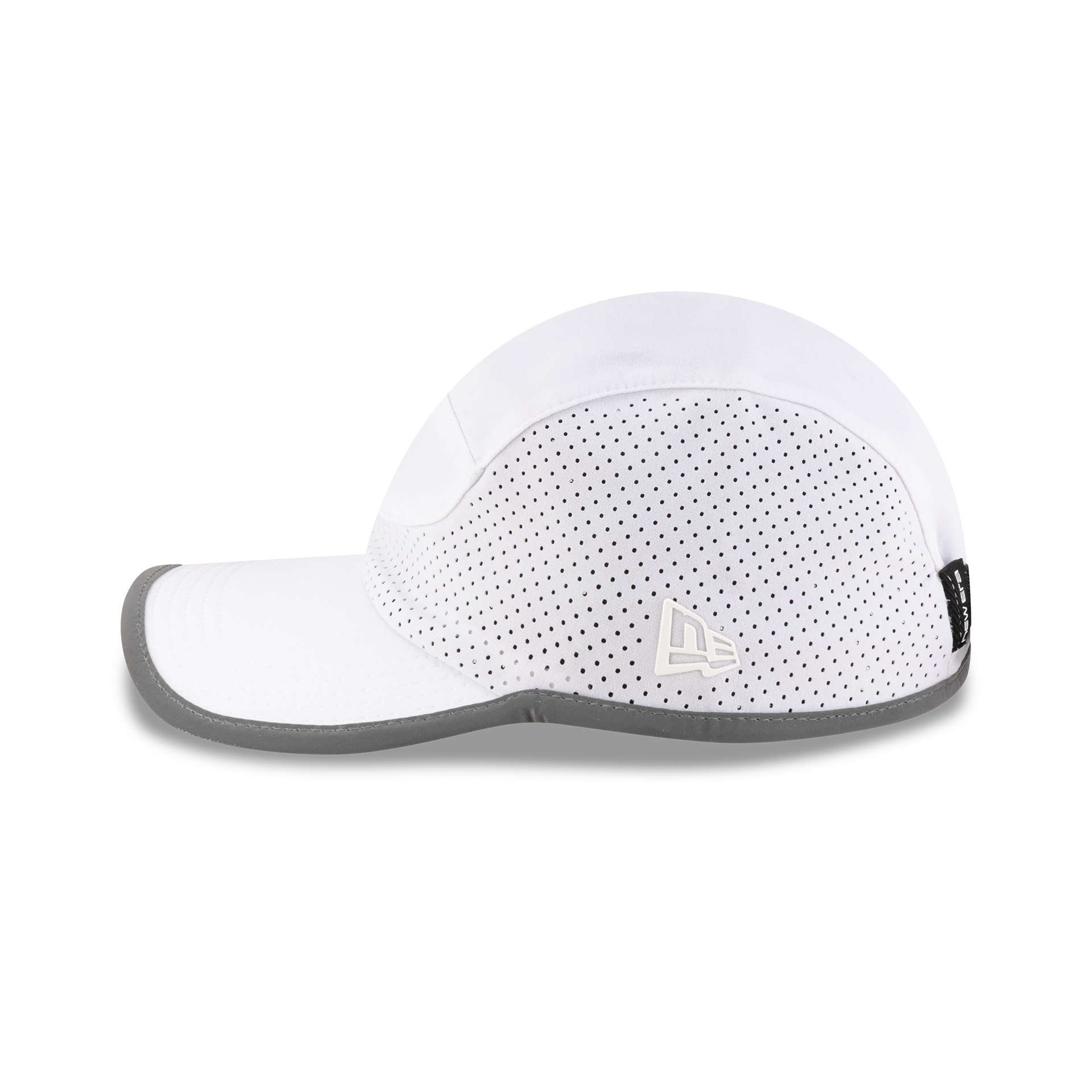 New Era Branded Train Performance Optic White Runner Hat