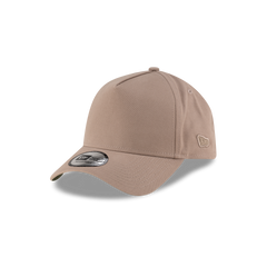 New Era Branded High Twist Taupe Gray 9FORTY A-Frame Adjustable Hat