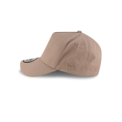 New Era Branded High Twist Taupe Gray 9FORTY A-Frame Adjustable Hat