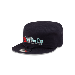 New Era Branded Navy Painter Elastic Back Hat