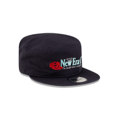 New Era Branded Navy Painter Elastic Back Hat